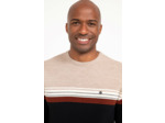 Pull col rond rayé rizeray