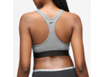 Brassière de fitness maintien modéré femme, grise
