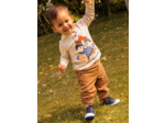 Pantalon uni et confortable pour bébé garçon