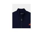 gilet bleu marine bi-matière