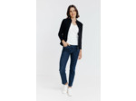 Cardigan Zippé Poches Kangourou