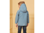 Parka Bleue à capuche mi-saison