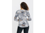 T-Shirt Col Mao Manches 3/4