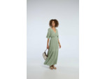Robe maxi ample et ajustée