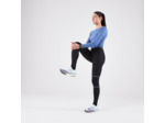 COLLANT RUNNING CHAUD ET DEPERLANT FEMME - KIPRUN WARM RAIN NOIR