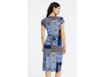 Robe en maille imprimée
