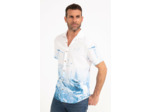 Chemise manches courtes Aqua