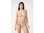 Triangle haut de maillot imprimé fleuri