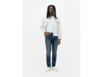 Jean coupe slim à taille mi-haute