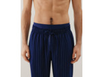 Pantalon en coton à rayures