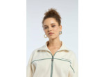 Veste sweat avec œillets