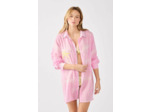 Robe chemise brodée en coton,Robe chemise brodée en coton;${refinementColor}