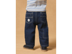 Jean en denim brut