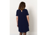 Robe courte unie MARINE
