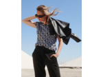 Pull fin jacquard NOIR Femme