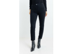 Pantalon Maille Slim Bouton Fantaisie
