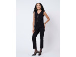 Gilet sans manches uni NOIR Femme