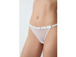 String en tulle broderie fleurs