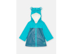 Imperméable bleu à imprimé à rayures bébé garçon