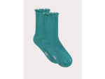 Chaussettes turquoises pailletés pour fille