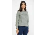Veste en coton viscose brodée
