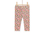 Legging bleu céleste à imprimé fleurs