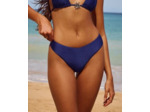 Maillot de bain tanga effet satiné