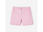Short chino en coton golf Femme - MW500 rose clair