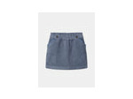 Jupe en velours bleu pour fille