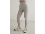 Leggings de yoga pour femmes Côtes Sans couture Gris Mélange