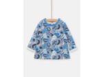 Tee Shirt Manches Longues Bleu