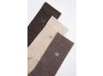 Lot 3 paires chaussettes unies mix ATD
