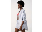 Chemise de plage rayée