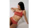 Brassière asymétrique haut de maillot irisé