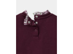 Sweat violet à sequins