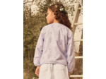 Veste violette brodée