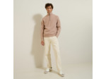 Pull col camionneur doux - Beige