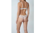 Tanga brodé effet irisé