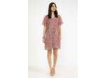 Robe plissée imprimée