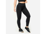 Legging seamless de musculation femme, noir