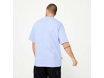 T-SHIRT LARGE DE SKATEBOARD INDIGO PASTEL TS500. COLLECTION SIGNATURE DAMESTOY