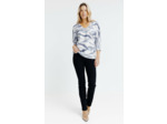 T-Shirt Manches Coudes Col V