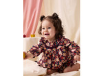 Robe à motif fleuri pour bébé fille