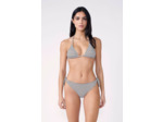 Bikini brésilien à nouer bas de maillot à rayures