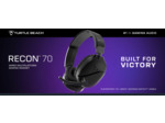 Casque Noir Turtle Beach Recon 70p Ps4/ps4 Pro