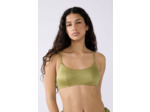 Brassière haut de maillot à nouer pailleté,Brassière haut de maillot à nouer pailleté;${refinementColor}