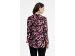 Chemise Imprimee Motif Feuillage Colore