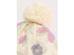Chapka à motif fleuris pour fille