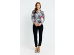 T-Shirt Manches Longues Col Chemise