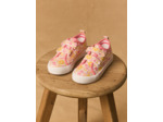Basket en toile imprimé fleuri
